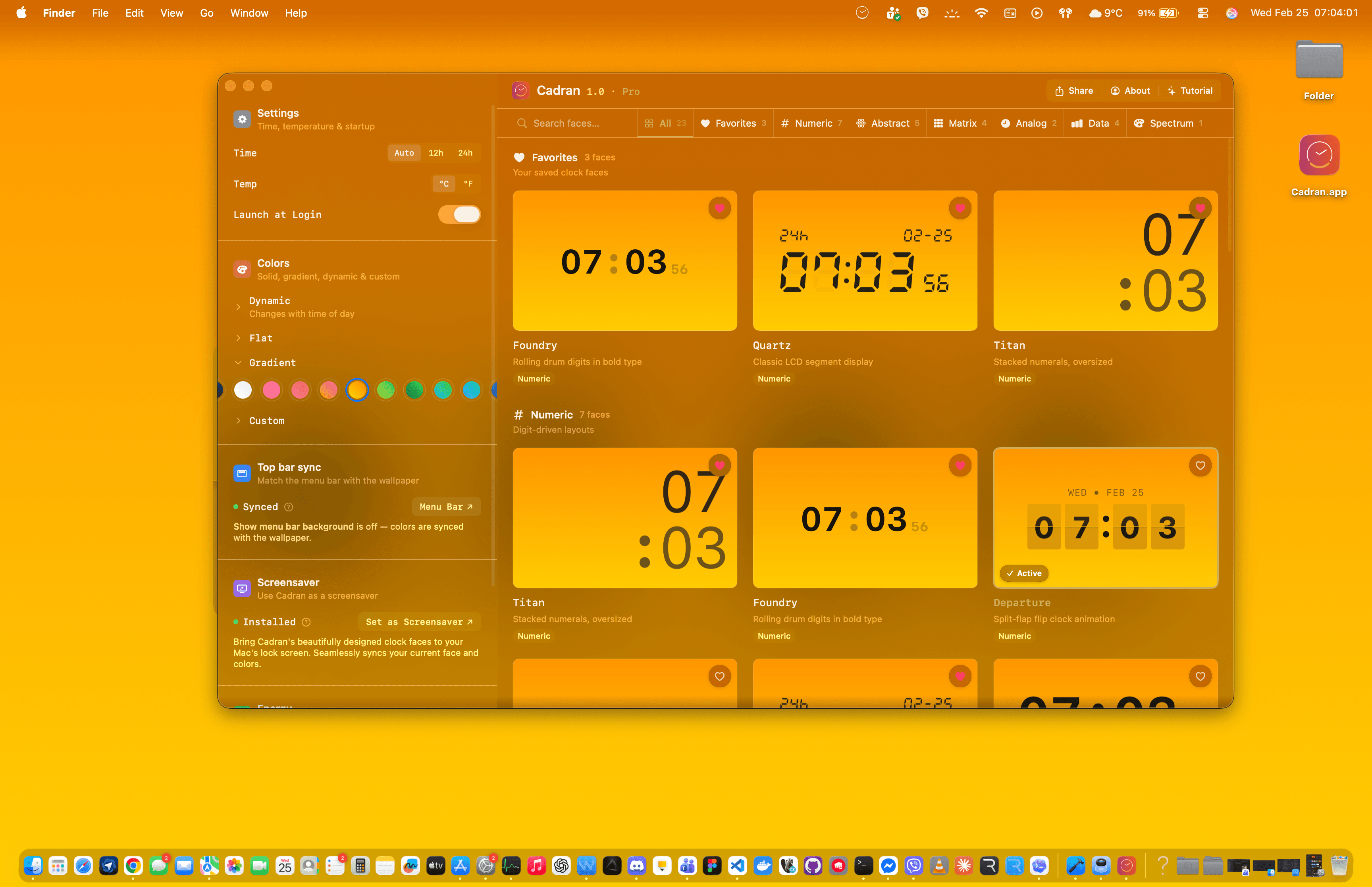 1 — Pick a clock face